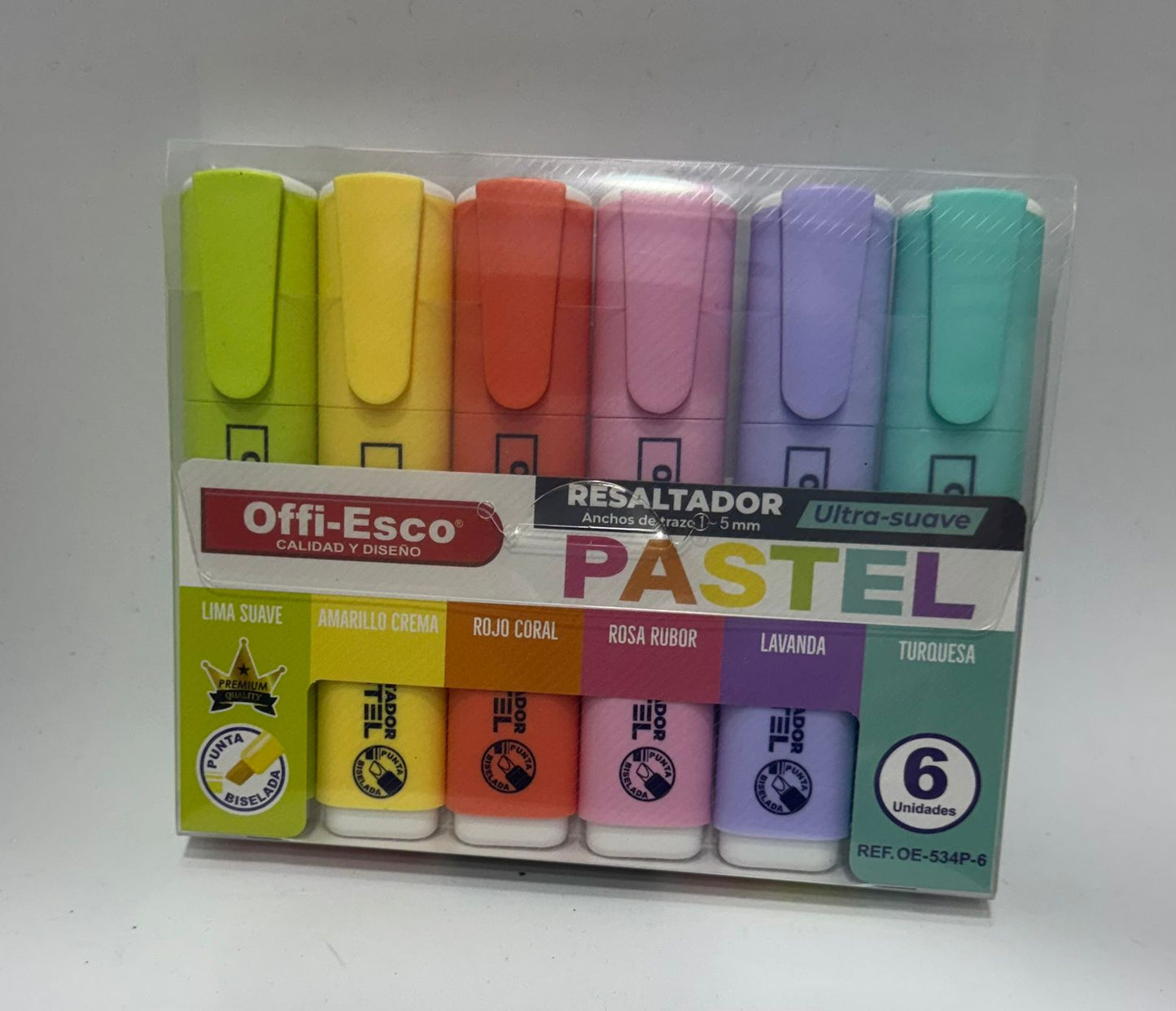 Resaltador pastel X6 Offi-Esco