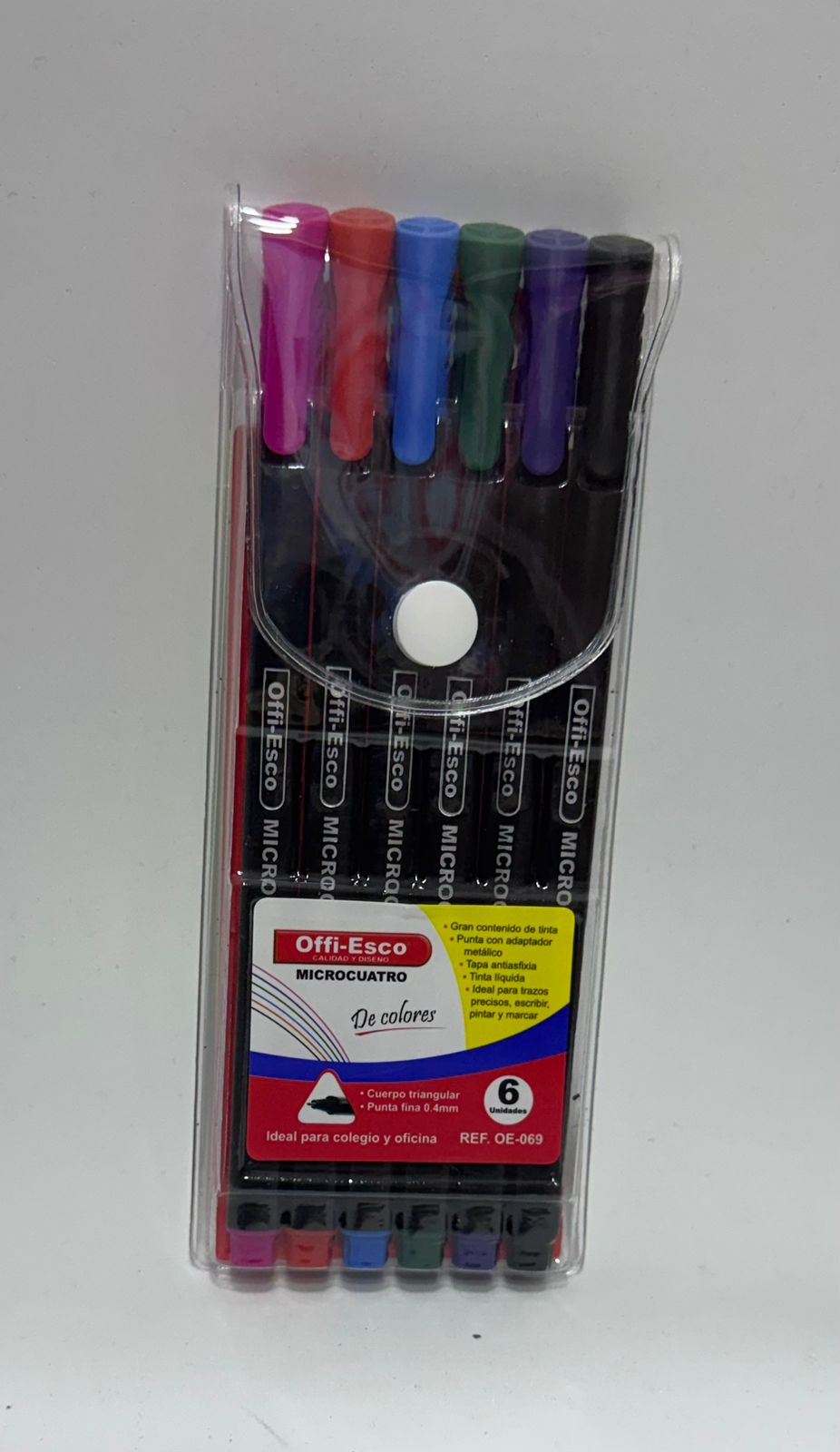 Micropuntas Offi-Esco X 6 colores
