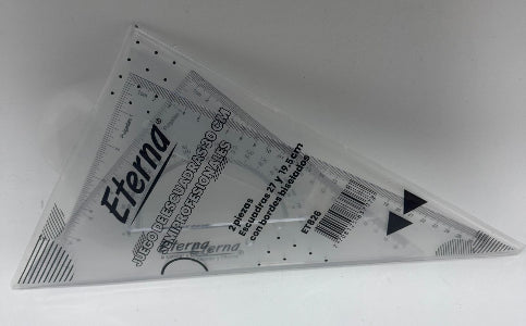 Juego Escuadra X2 Eterna 30cm