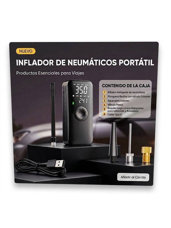 Compresor Portátil Recargable CARSUN