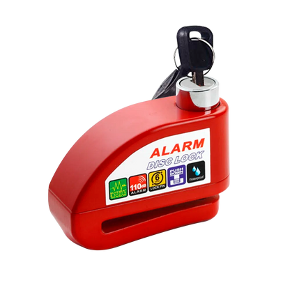 Candado Moto Alarma Freno De Disco Original Premium 2 Llaves -SON DOS MODELOS DIFERENTES-