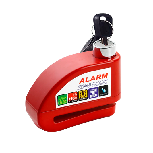 Candado Moto Alarma Freno De Disco Original Premium 2 Llaves -SON DOS MODELOS DIFERENTES-
