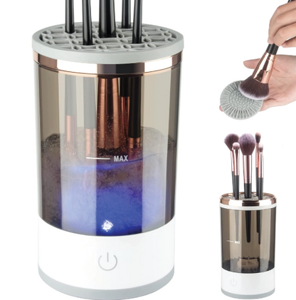 Limpiador de brochas de maquillaje.