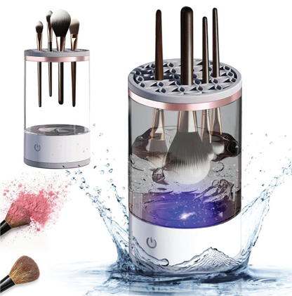 Limpiador de brochas de maquillaje.