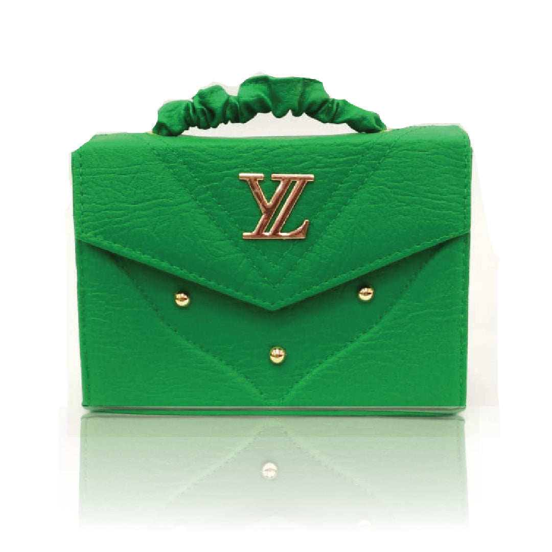 Cartera mano Verde