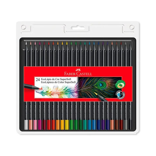 Colores ecolápis faber castell x24