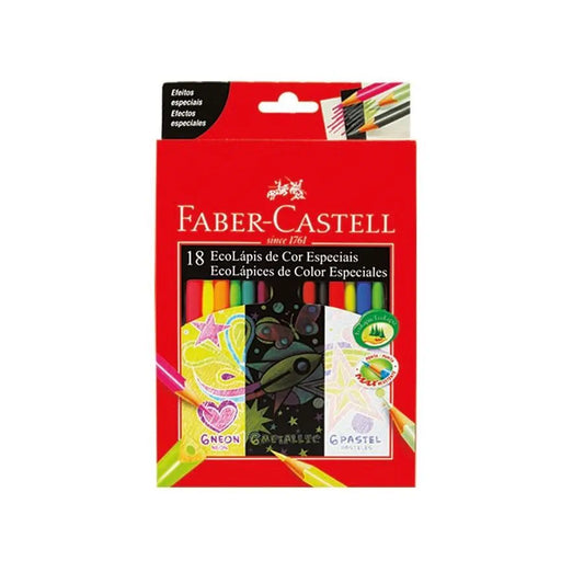 Colores FABER CASTELL x18 Ecolápiz