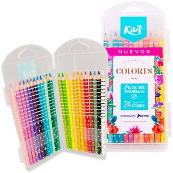 Colores KIUT x24 lápices