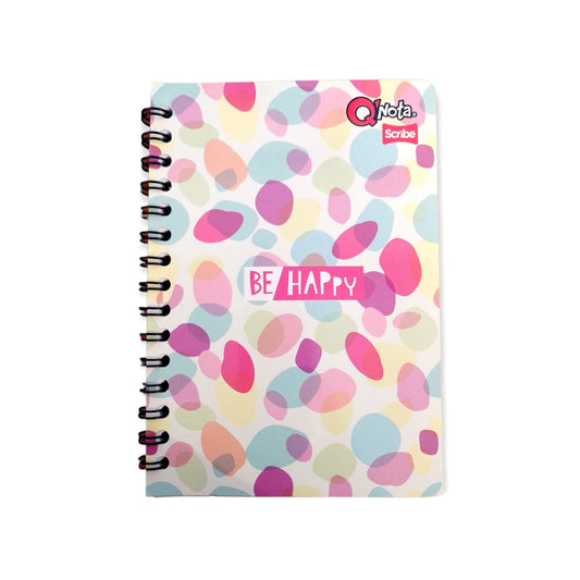 Cuaderno argollado 80 hojas cuadriculado grande #FEMENINO