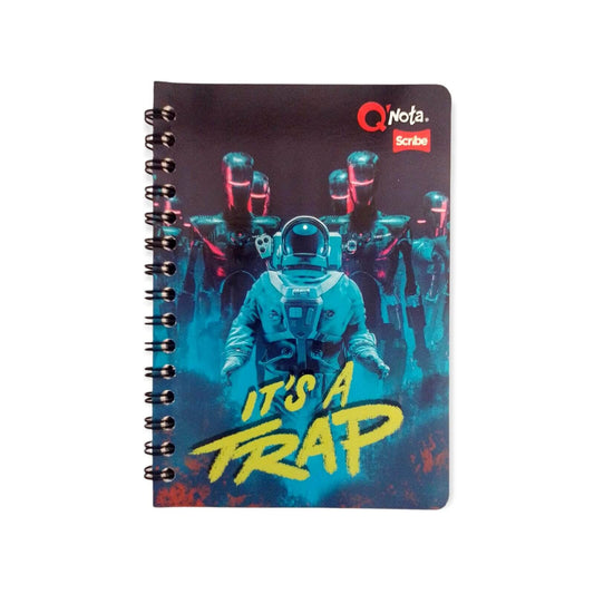 Cuaderno argollado 80 hojas cuadriculado grande #MASCULINO