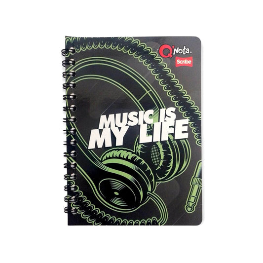 Cuaderno argollado 80 hojas cuadriculado grande #MASCULINO