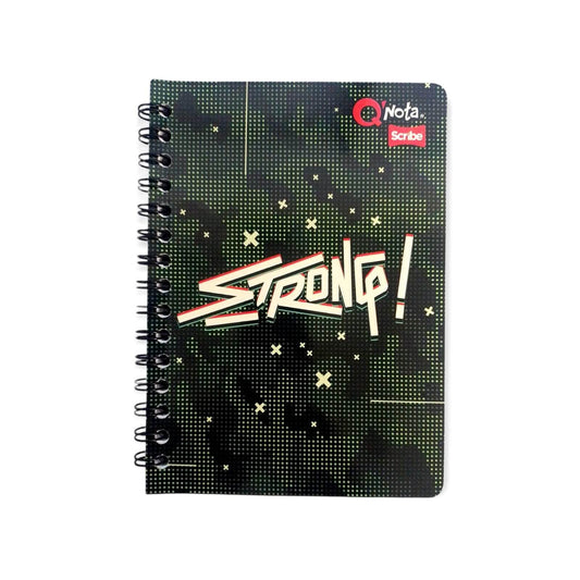 Cuaderno argollado 80 hojas cuadriculado grande #MASCULINO