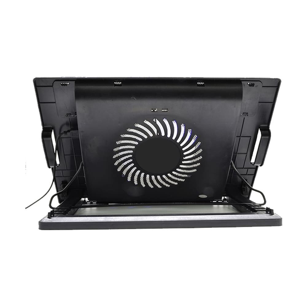Base refrigerante plegable para portátiles 1 ventilador de alta potencia