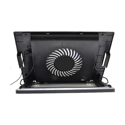 Base refrigerante plegable para portátiles 1 ventilador de alta potencia