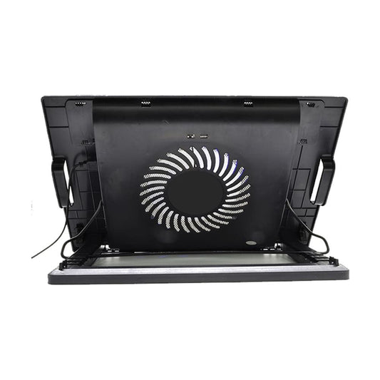 Base refrigerante plegable para portátiles 1 ventilador de alta potencia