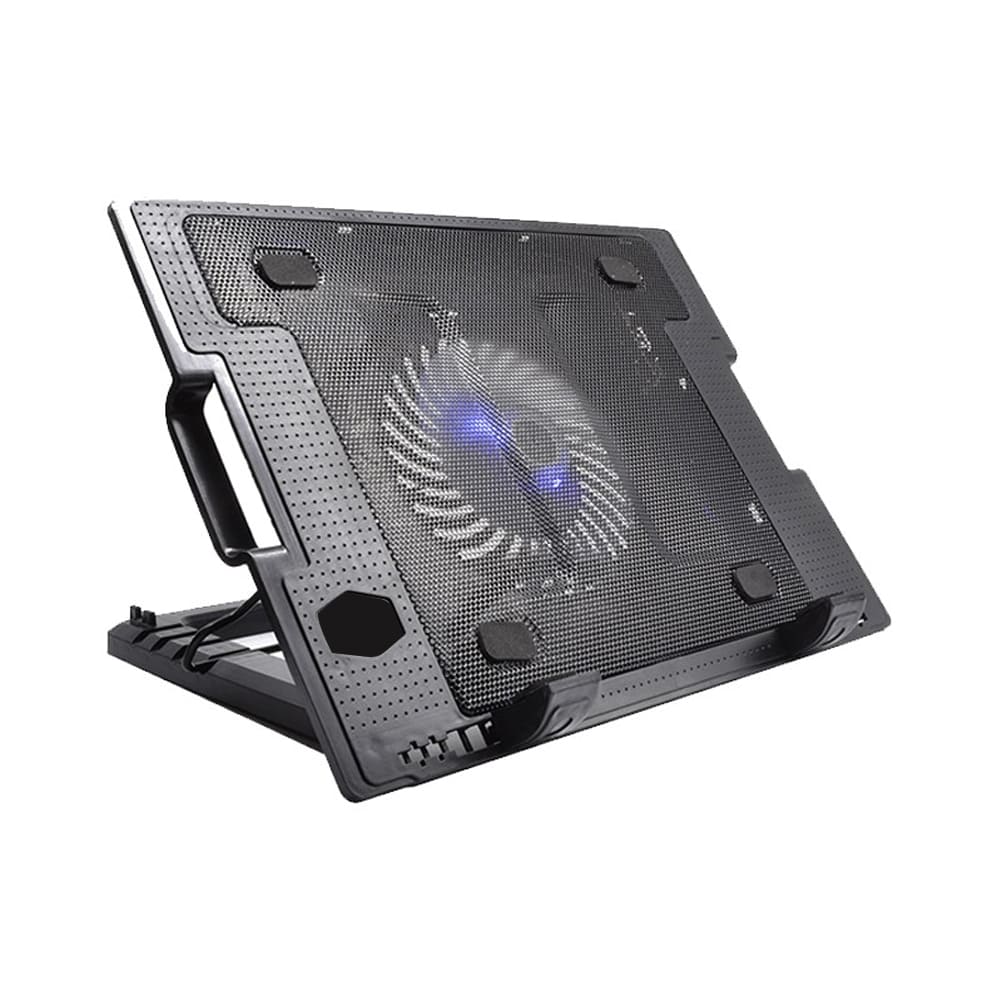 Base refrigerante plegable para portátiles 1 ventilador de alta potencia
