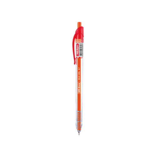 Esfero semi gel 0.7m retráctil TRAZO FINO Rojo x Unidad