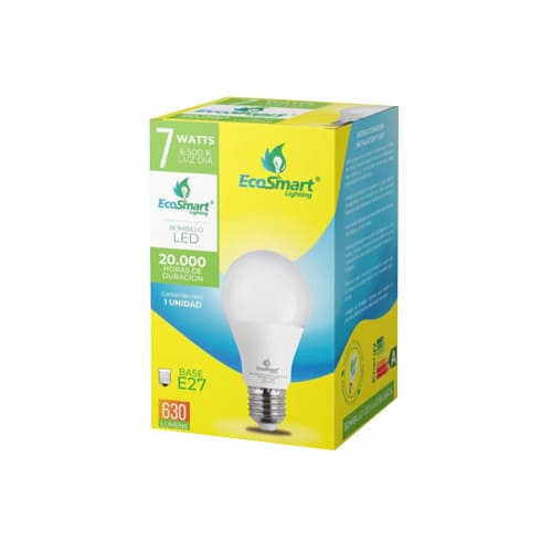 Bombillo ahorrador ECOSMART 9watts