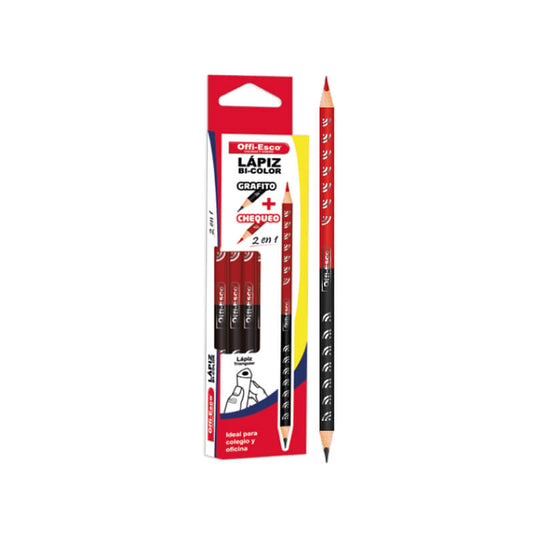 Caja x12 Lapiz Bicolor Offi-esco