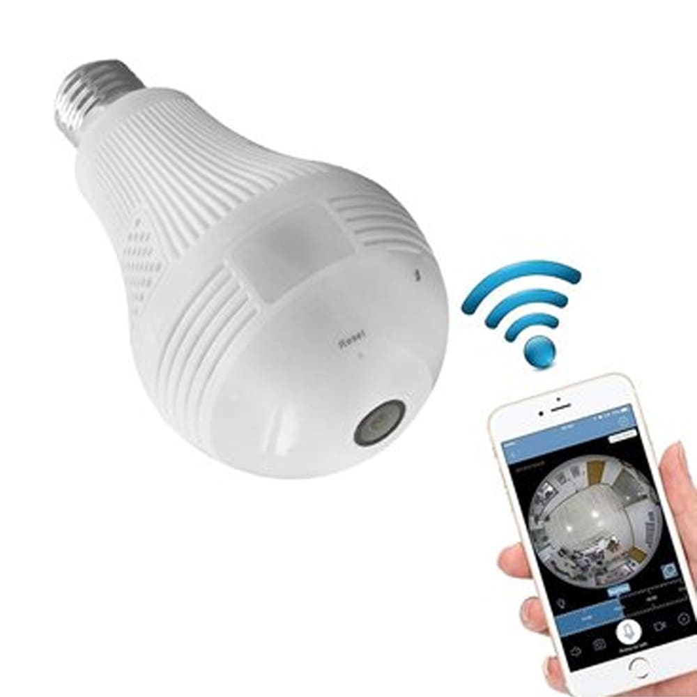 Cámara Bombillo Con Entrada Micro Sd Para Mirar Desde Tu Celular