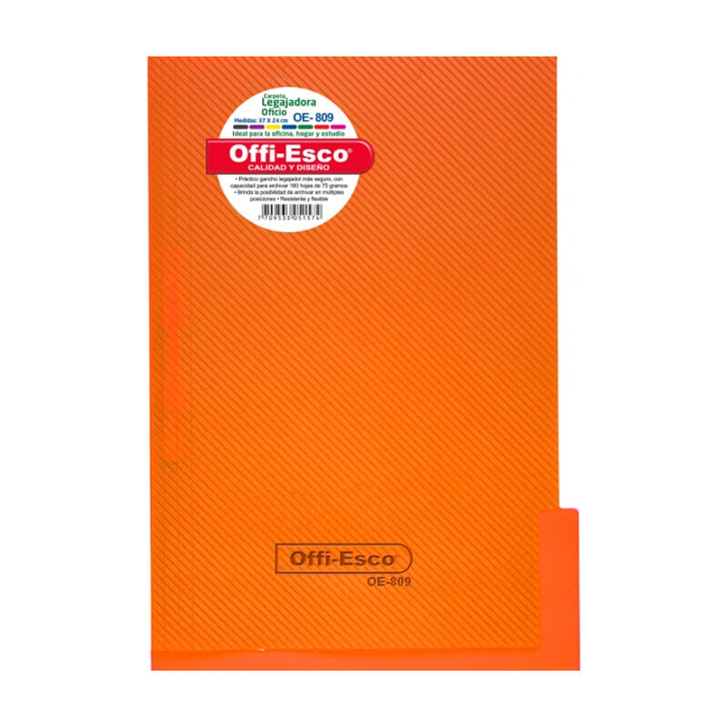 Carpeta Legajadora Oficio OE-809 #3