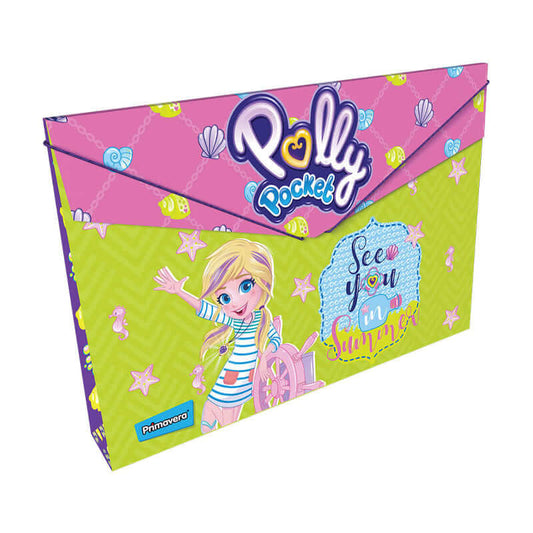 Carpeta fuelle plástico con caucho VARIOS MOTIVOS FEMENINO POLLY