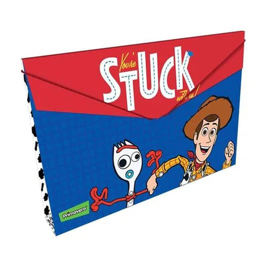 Carpeta fuelle plástico con caucho DISNEY TOY STORIE #1