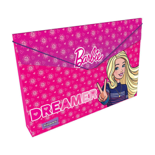 Carpeta fuelle plástico con caucho VARIOS MOTIVOS FEMENINO BARBIE