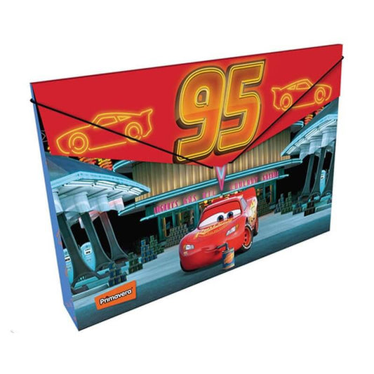 Carpeta fuelle plástico con caucho DISNEY CARS #1