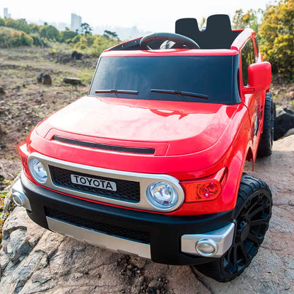 Carro eléctrico recargable fj cruiser Rojo