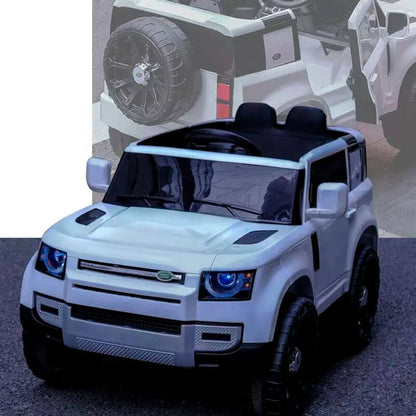 Carro Eléctrico Tipo Land Rover Blanco