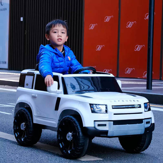 Carro Eléctrico Tipo Land Rover Blanco