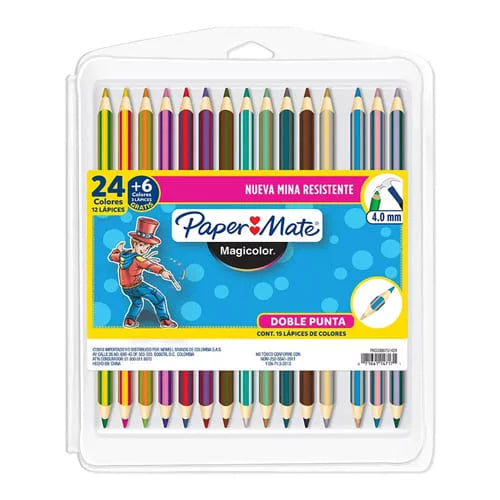 Colores MAGICOLOR PAPER MATE 15 lapices 30 Colores diferentes