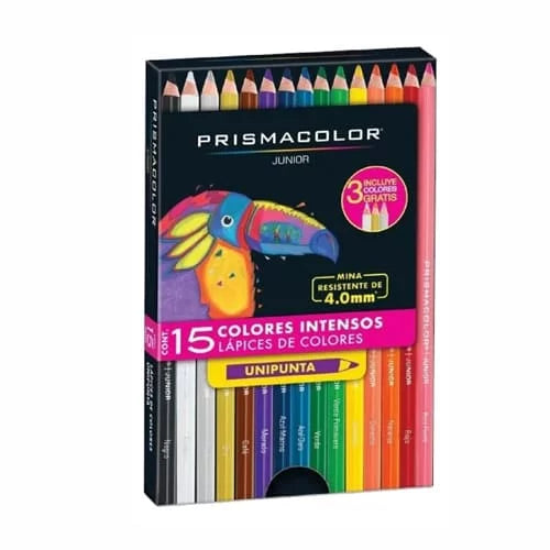 Colores PRISMACOLOR + 3 lapices GRATIS x15 Colores diferentes