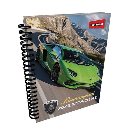 Agenda argollada pasta dura 7 MATERIAS MASCULINO grande MOTIVOS SURTIDOS CUADRICULADO #39