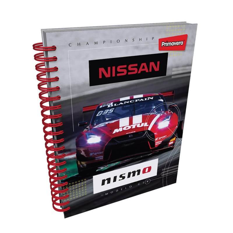 Agenda argollada pasta dura 5 MATERIAS MASCULINO grande MOTIVOS SURTIDOS CUADRICULADO #35