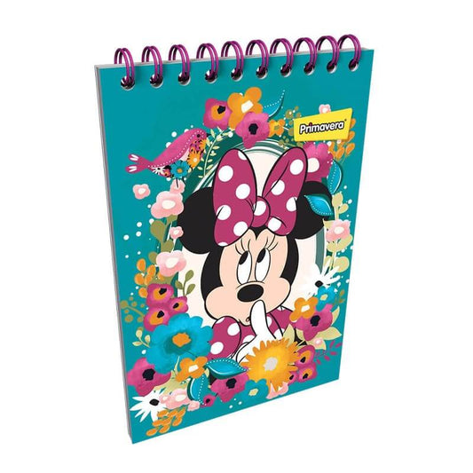 Cuaderno argollado vertical cuadriculado FEMENINO pasta dura MINNIE #2