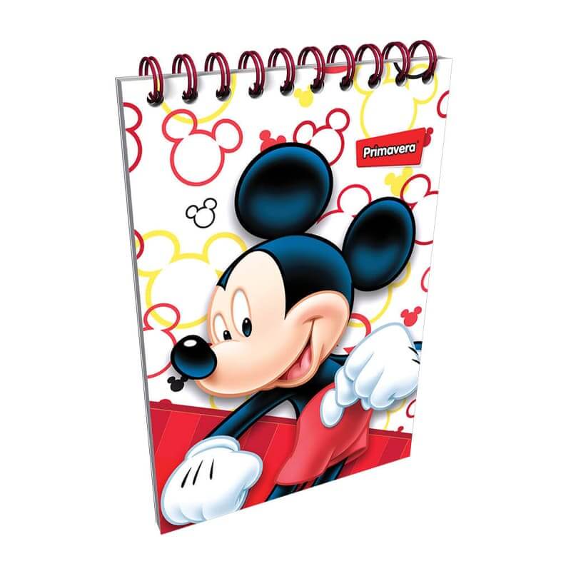 Cuaderno argollado vertical cuadriculado UNISEX pasta dura MICKEY #3