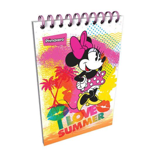 Cuaderno argollado vertical cuadriculado FEMENINO pasta dura MINNIE #3