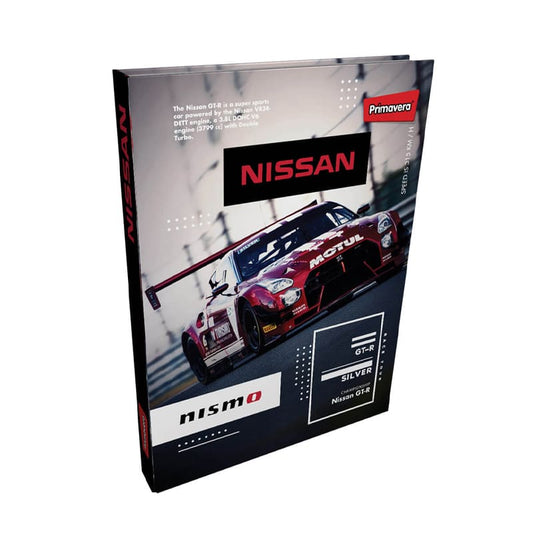Agenda cosida pasta dura 5 MATERIAS MASCULINO pequeño NISSAN NISMO