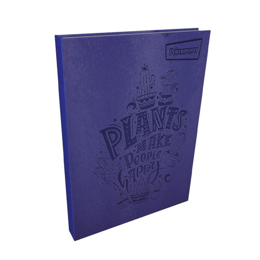 Agenda cosida pasta dura 5 MATERIAS FEMENINO pequeño TEXTURA ENJOY MORADO