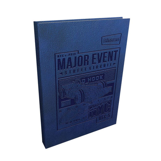 Agenda cosida pasta dura 5 MATERIAS MASCULINO pequeño TEXTURA MAJOR EVENT AZUL