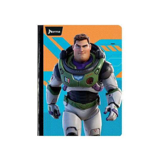 Cuaderno cosido grande 100 hojas cuadricualdo LIGHTYEAR #1