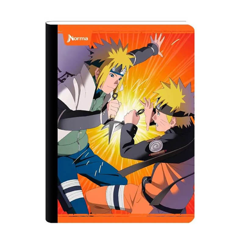 Cuaderno cosido grande 100 hojas cuadricualdo NARUTO #3