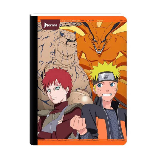 Cuaderno cosido grande 100 hojas cuadricualdo NARUTO #5