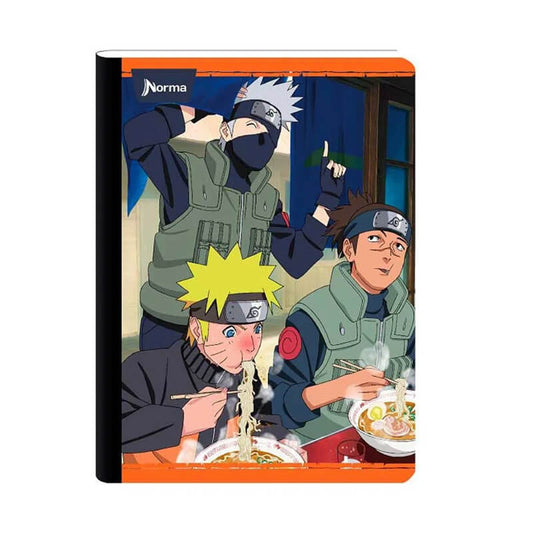 Cuaderno cosido grande 100 hojas cuadricualdo NARUTO #8
