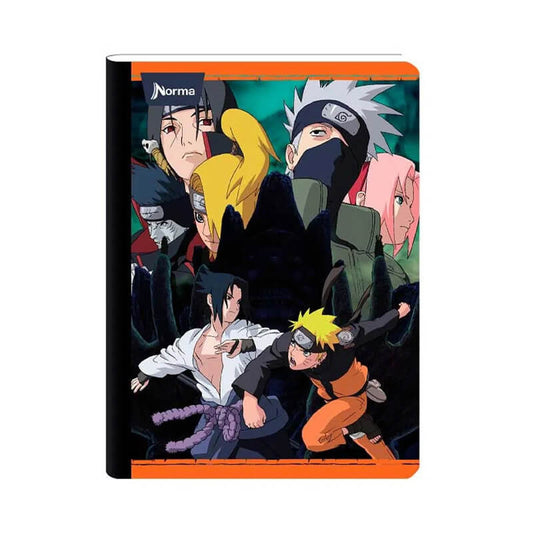Cuaderno cosido grande 100 hojas cuadricualdo NARUTO #9