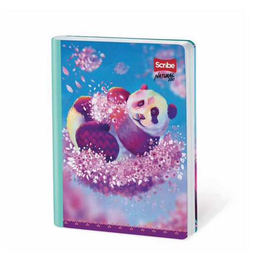 Cuaderno cosido grande 100 hojas rayado NATURAL ZOO #3