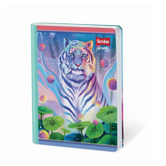 Cuaderno cosido grande 100 hojas rayado NATURAL ZOO #6
