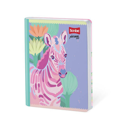 Cuaderno cosido grande 100 hojas rayado NATURAL ZOO #7